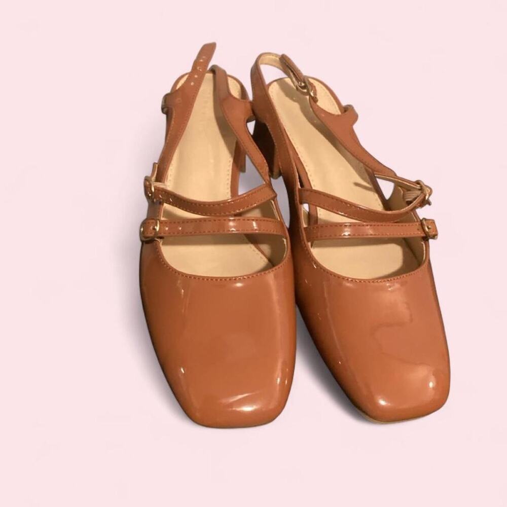 Coutgo tan brown leather